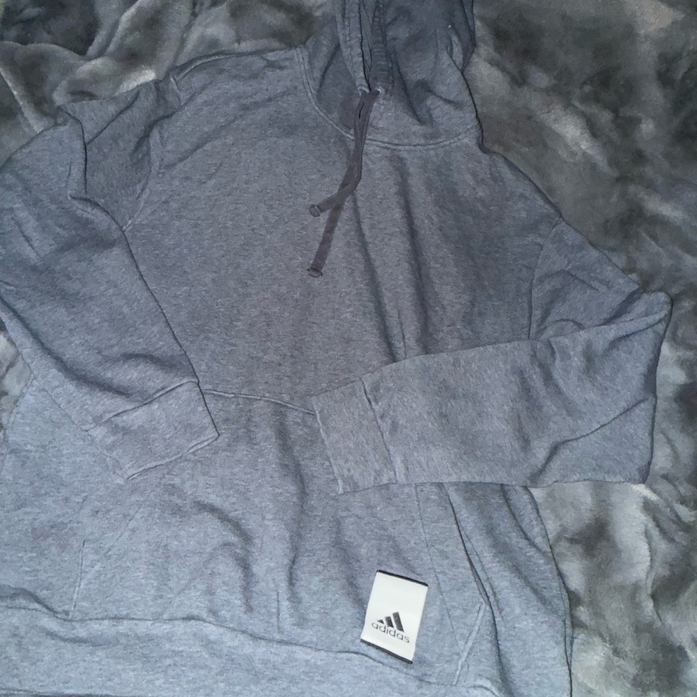 Adidas Men's Charcoal Hoodie
